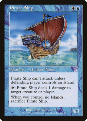 1x Pirate Ship - NM (pack fresh) - Time Spiral - SPARROW MAGIC mtg