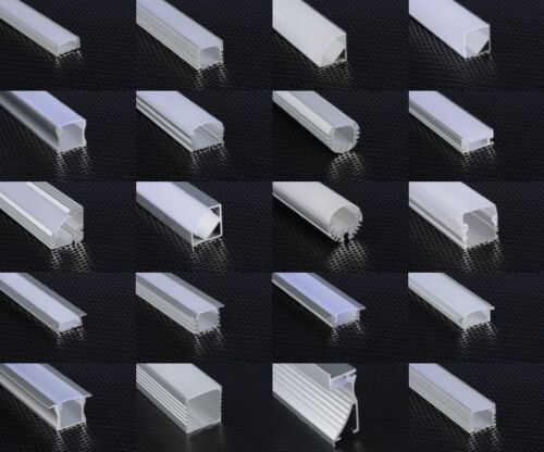 Profile Aluminum for Strip LED BAR Rigid Profile + Covered - Afbeelding 1 van 208