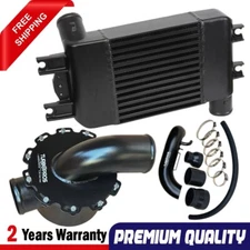 Upgrade Aluminium Intercooler,Airbox+Piping Kit For Nissan Patrol GU ZD30 3.0L