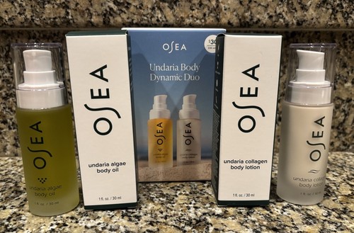 Osea UNDARIA BODY DYNAMIC DUO Algae Body Oil & Collagen Body Lotion 1 oz Each - Picture 6 of 6