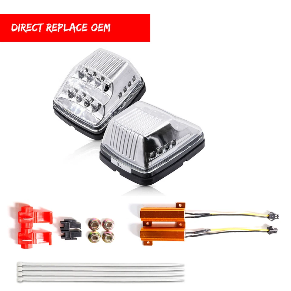 Luces intermitentes delanteras transparentes originales Mercedes-Benz Clase G G55 G500 G550 G63 Foto 3 de 4