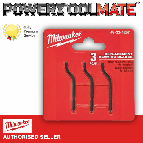 Milwaukee 48224257 Reaming Pen Replacement Blades (Pack 3) 45242356263