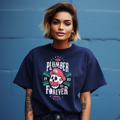 Plumber Forever T-Shirt - Entfesseln Sie Ihren inneren Fixierer! Lustiges T-Shirt, 100% Baumwolle, Unis - Bild 8 von 46