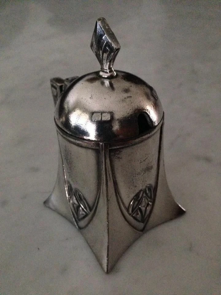 WMF19th recipiente de especias condimento antiguo plateado marca Straus    Foto 4 de 4