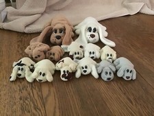 vintage pound puppies Lot of 13 - 1995 Lewis Galoob Toys 3 inch and 7 inch