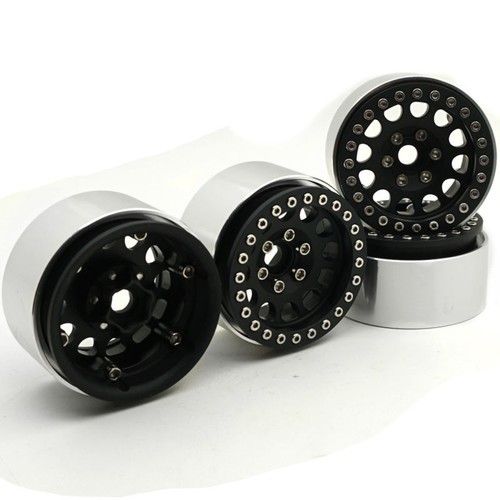 4PCS 1.9'' Metal Beadlock Wheel Rims for Axial SCX10 D90 CC01 TRX4 1/10 RC CAR - Picture 6 of 12