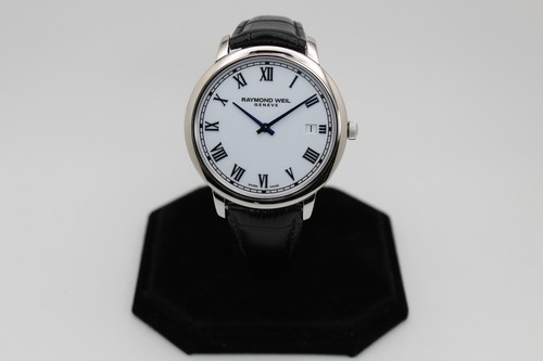 Raymond Weil Toccata Men's Quartz White Dial Leather Strap Watch 5585-STC-00353 - Picture 2 of 23