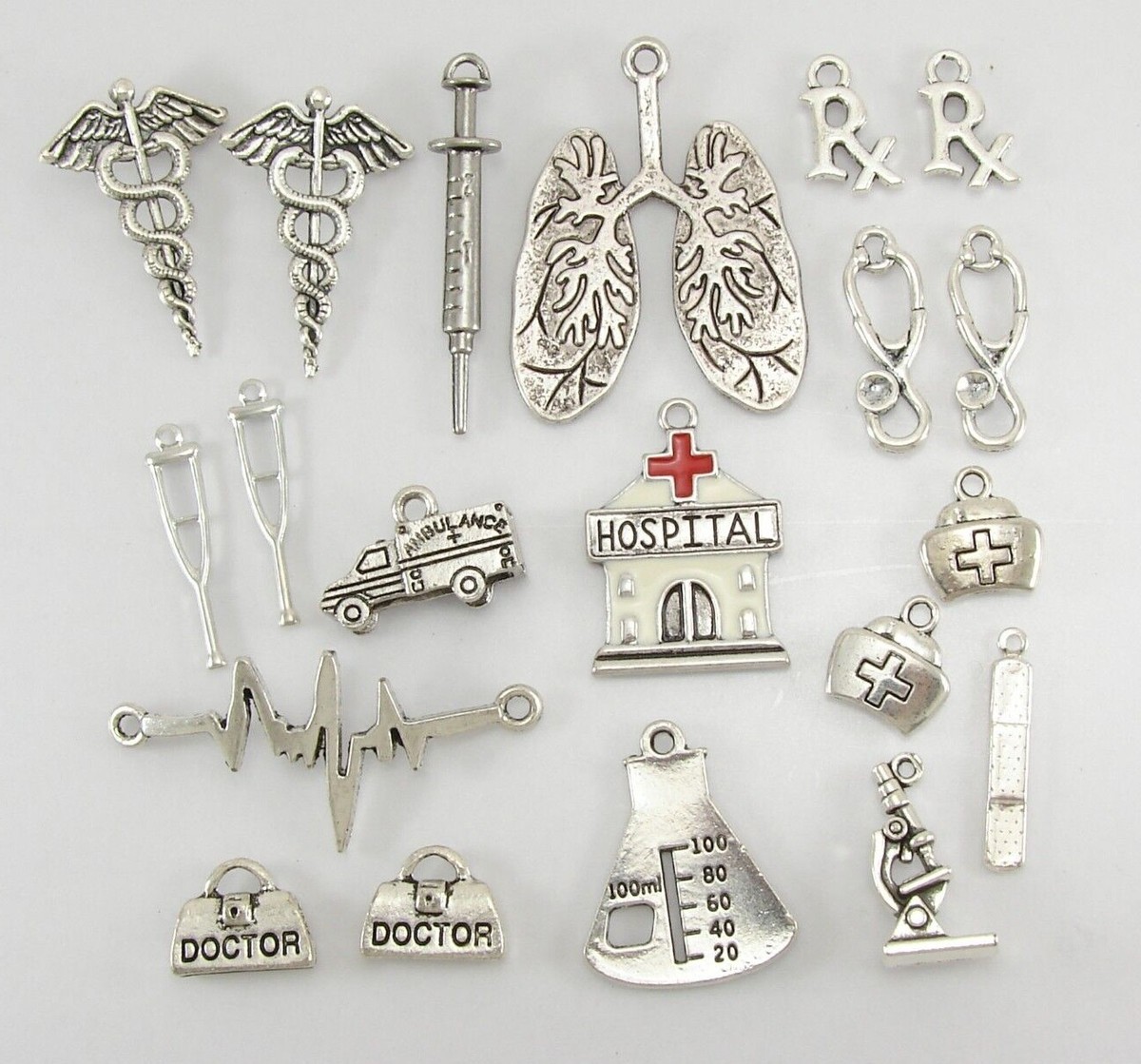 Needle and Thread Charm 3-D Sterling Silver Needle and Thread Charm 3-D Sterling Silver