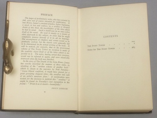 THE IVORY TOWER - Henry James (Collins 1917 UK 2nd Impression) original cloth HB - Imagen 10 de 12