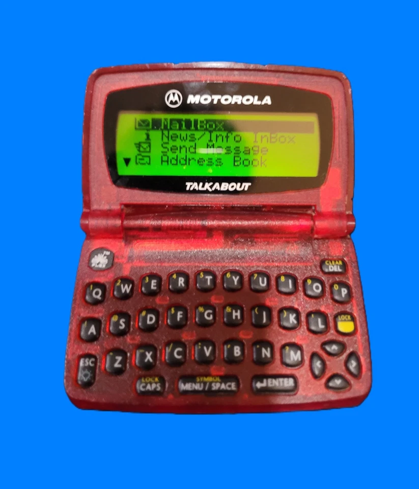 Buscador bidireccional Motorola T900 Talkabout rojo Excel RARO de colección como nuevo PROBADO Foto 2 de 4