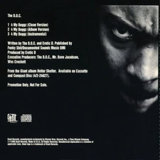 THE D.O.C. - 4 MY DOGGZ U.S. PROMO CD-SINGLE 1996 3 TRACKS RARE HTF COLLECTIBLE