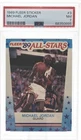 1989-90 Fleer Sticker #3 Michael Jordan PSA 7 Graded Basketball Card NBA 89-90