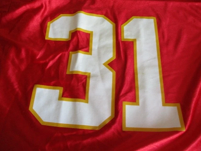 NFL, Kansas City Chiefs, Holmes, # 31, para mujer, cuello en V, mediano Foto 3 de 4