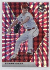 2021 Panini Mosaic FOTL FOTL Pink Swirl Mosaic Prizm 9/10 Sonny Gray #99 x5u