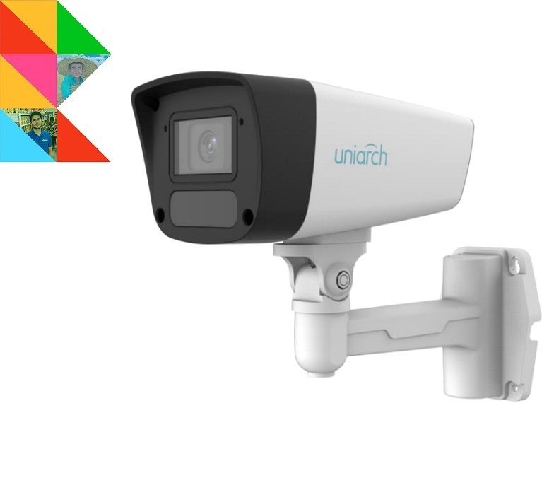 Telecamera Uniarch Bullet 2MP 4.0mm Dual Light Audio - Sicurezza Reale