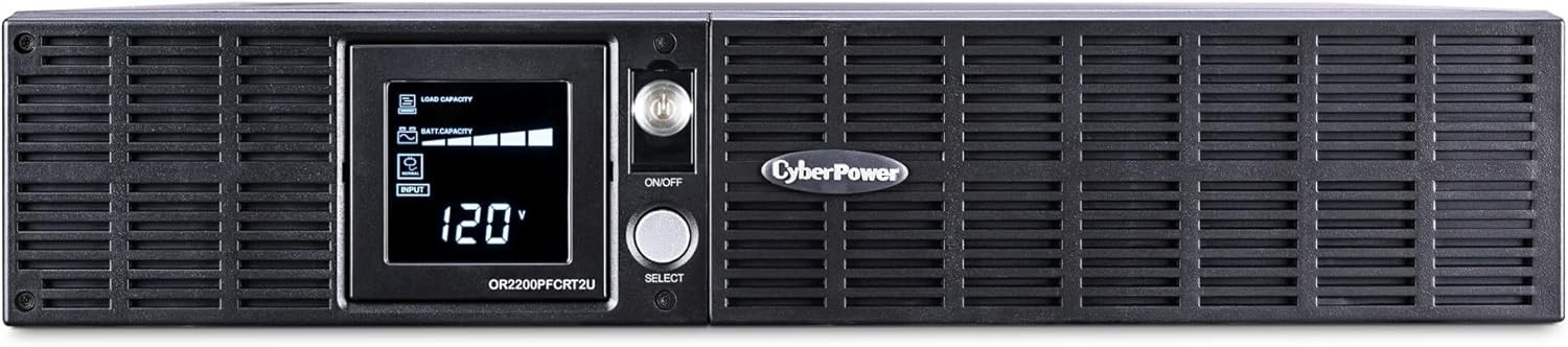 CyberPower OR2200PFCRT2U Sinewave UPS System, 2000VA/1540W-Certified Refurbished