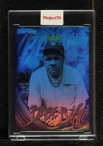 2021 Project 70 Online Exclusive Rainbow Foil /70 Babe Ruth King Saladeen HOF