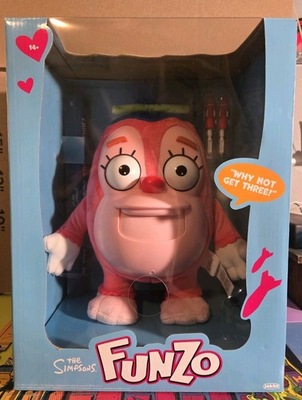 #ad The Simpsons Funzo Talking Doll – JAKKS Pacific 2024 – Shoots Missiles – NEW HTF $75.00
