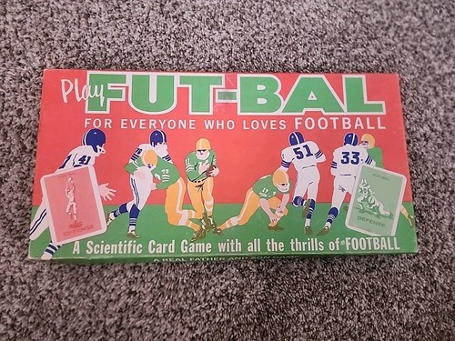 Vintage Play Fut-Bal Football Scientific Strategy Card Board Game, 1958 - Picture 1 of 14