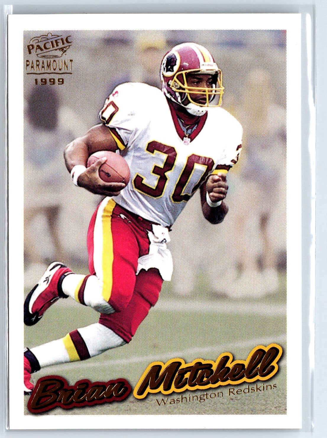 1999 Pacific Paramount Gold #249 Brian Mitchell