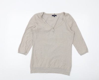 Pullover Pulli Damen UK Größe M Gap Beige