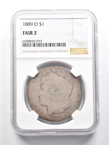 LOWBALL 1889-O Morgan Silver Dollar NGC Low Ball FR2 FR-2 Fair Pocket Piece *867