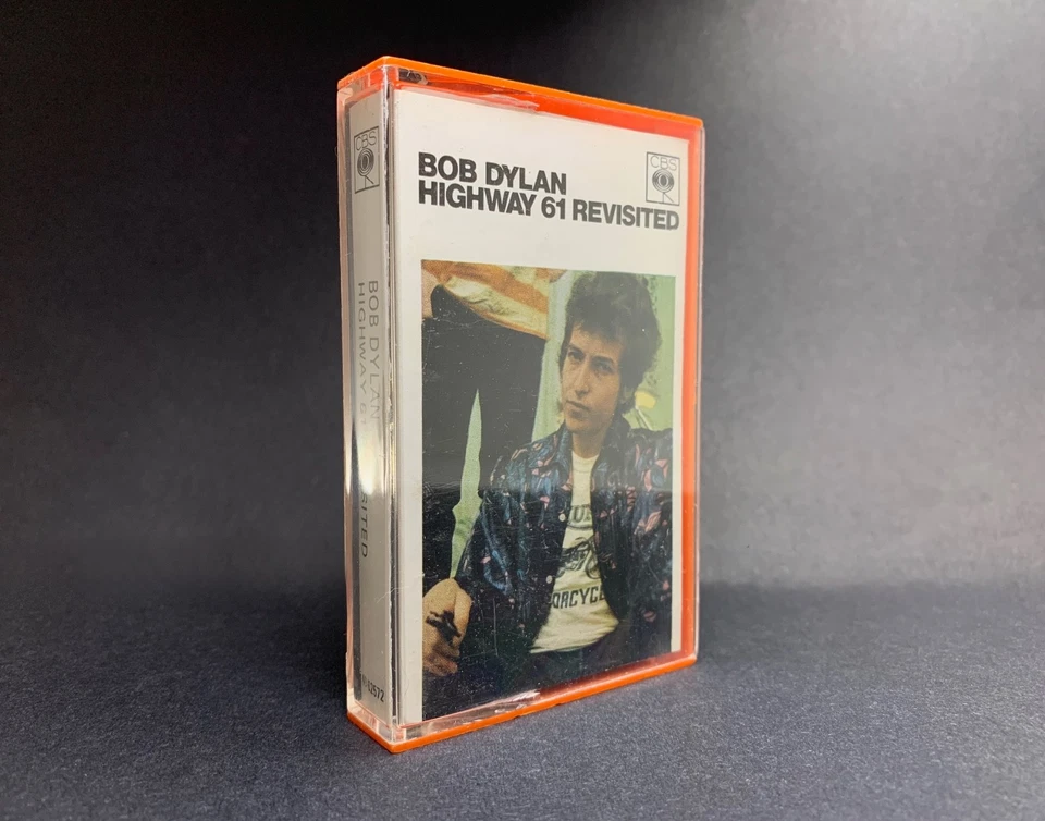 Bob Dylan HIGHWAY 61 Cassette 40-62572**UK 1ST ISSUE**ORANGE CASE & PAPER LABELS - Image 3 of 4
