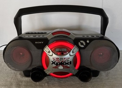 Sony Xplod Boombox CFD-G505 Mega Bass AM FM Radio CD Cassette Tested And Works