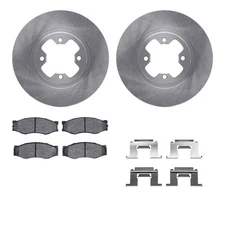 For Nissan Maxima 1984 R1 Concepts WFUH1-67136 Front Brake Kit w Optimum Pads