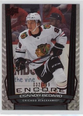2025-26 Upper Deck Series 1 Encore Red 32/199 Connor Bedard #E-24 0c64