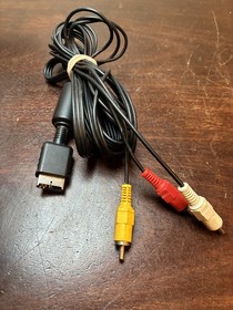 PS1 Playstation One Video Game Console Complete AC adapter AV Cables, Controller