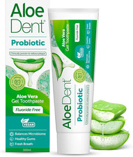 Fluoride-Free Probiotic Aloe Vera Toothpaste - Vegan Formula - 75ml 119.20 per litre
