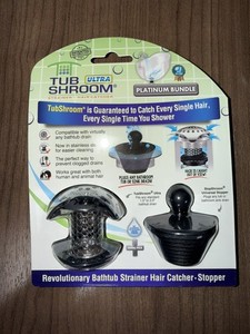TubShroom Ultra Platinum Bundle Strainer & Hair Catcher Bundle by Juka. New!