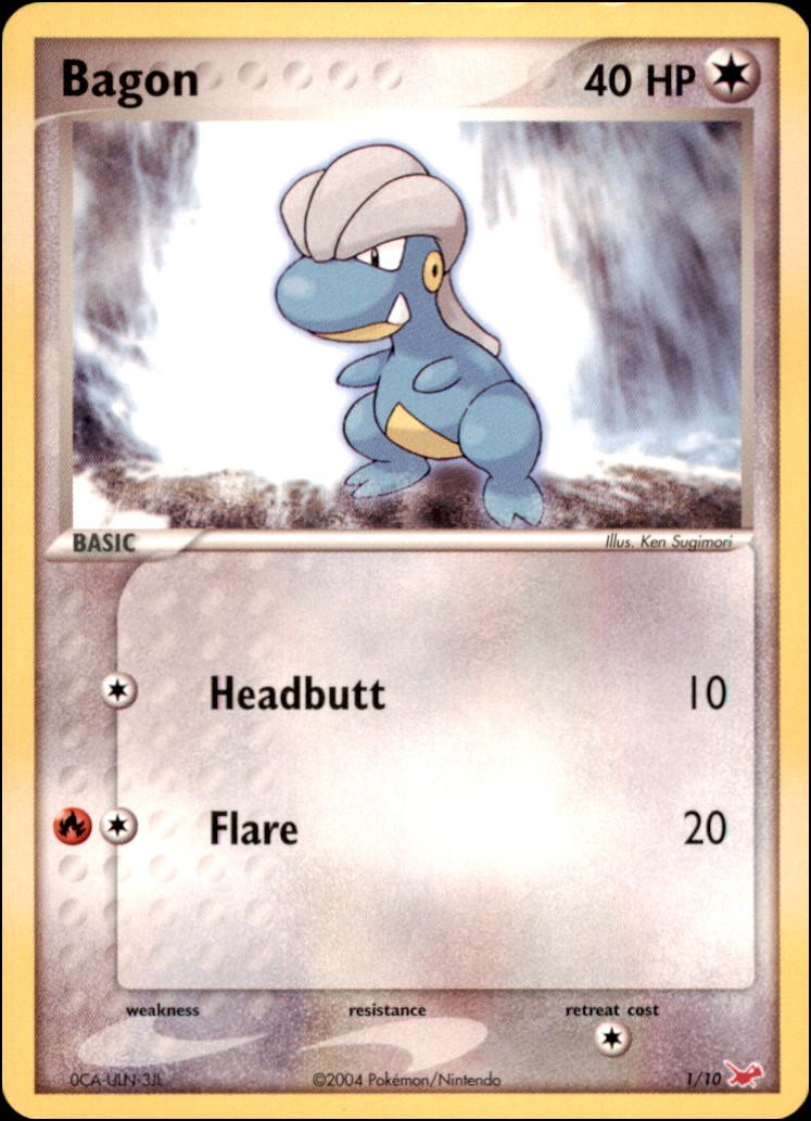 Pokemon - Bagon #1/10 - EX Trainer Kit 1: Latias & Latios Common