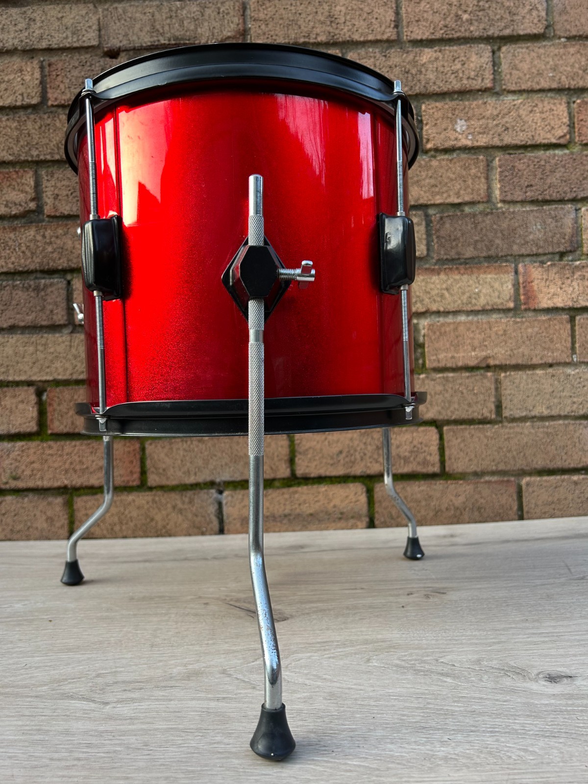 STAGG 12''x 10'' Floor Tom with Legs -Red - for Junior drum kit photo 4
