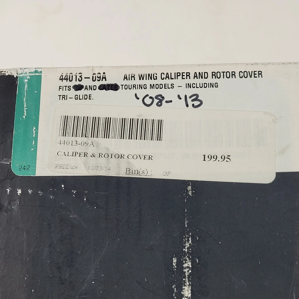 Kit de cubierta de rotor de pinza de freno cromada Electra Glide OEM 09 arriba Foto 3 de 4