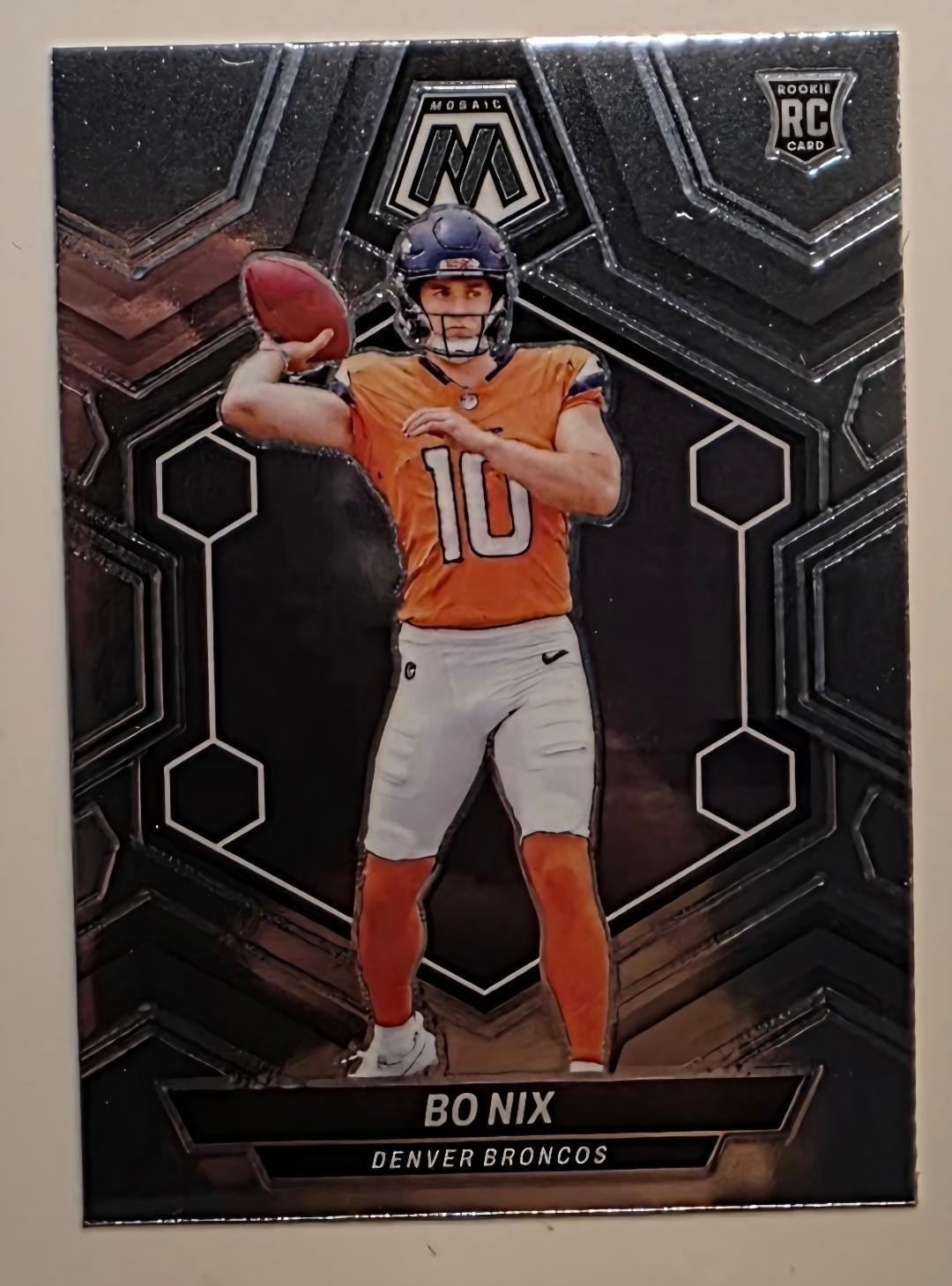 Bo Nix - 2024 Panini Mosaic - Rookie Base - #312 (RC)