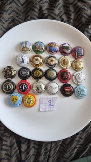 lot capsule de champagne ancienne 24 CAPSULES RARE POUR COLLECTIONNEURS