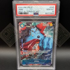 One Piece Jinbe OP07-045 SR Parallel Alternative Art PSA 10 Gem Mint English