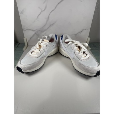 Nike Waffle Debut Women's Sneakers Size 6.5 Vintage White Game Royal New