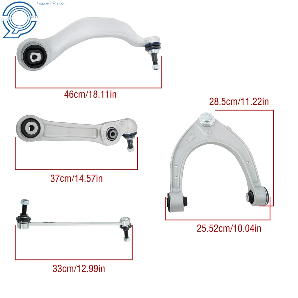 Kit de suspensión de montaje de eslabones de barra estabilizadora de brazo de control delantero 11-15 para BMW 740i/740Li Foto 2 de 4