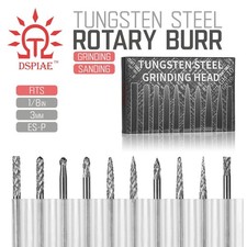 DSPIAE: Rotary Burr Carbide Bit Sets 1/8 Shan...