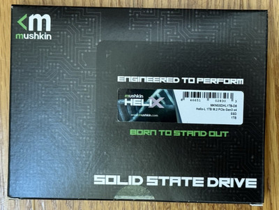 Mushkin Helix-L 1TB M.2 2280 PCIe Gen3 x4 NVMe Internal SSD Drive