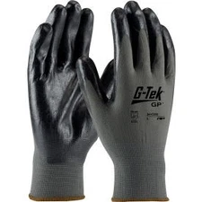 PIP G-Tek GP Nitrile Coated Nylon Grip Gloves Large 12 Pairs Pip Industries