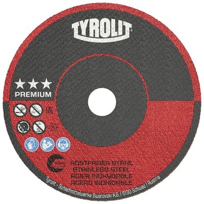 100x Tyrolit Trennscheibe gerade 50x1x6 mm A60 PREMIUM Inox