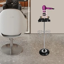 Hair Dryer Stand For Bedroom Beauty Salon Hair Dryer Stand With Spiral Holders