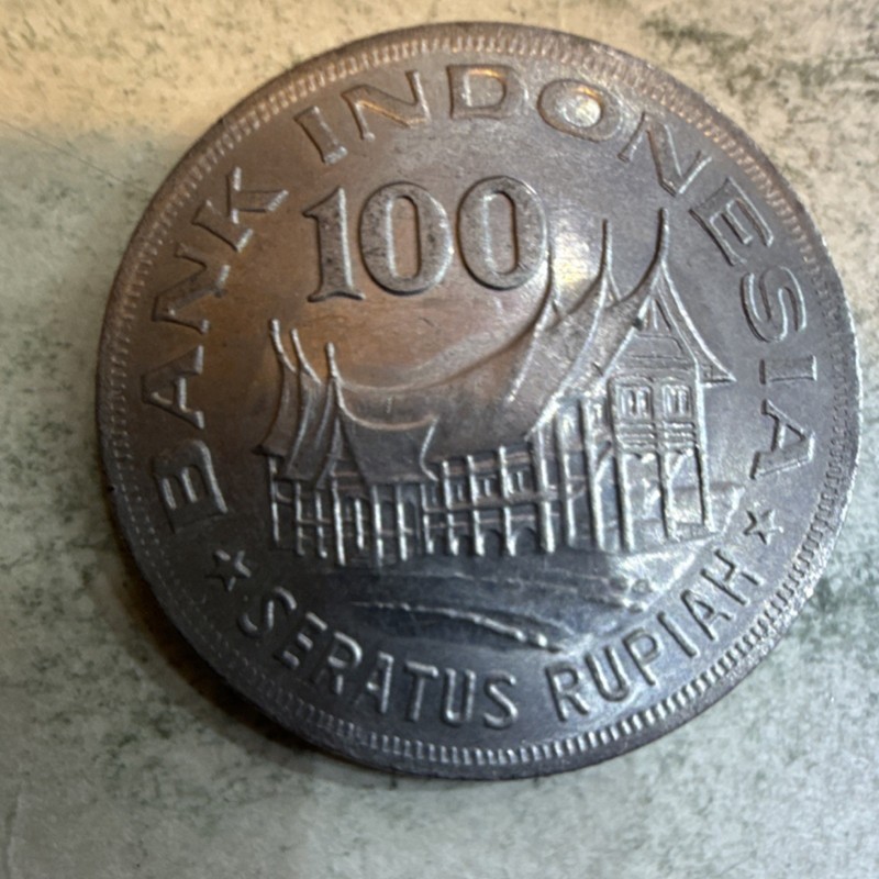Bank Indonesia 100 Rupiah 1978 KM#37 Indonesian Coin