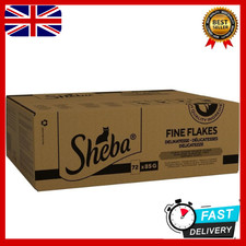 Sheba Fine Flakes in Jelly – Poultry Collection Wet cat food pouches 72x85g pack 4.74 per kilo
