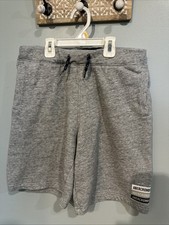 Abercrombie Fitch Kids size 15/16 Sweatpant Shorts A F Grey Shorts w Pockets