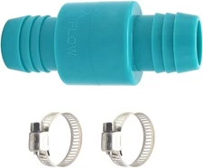 1 1/8 inch Check Valve, Marine Boat Bilge Pump Hose in-line one Small, Green 